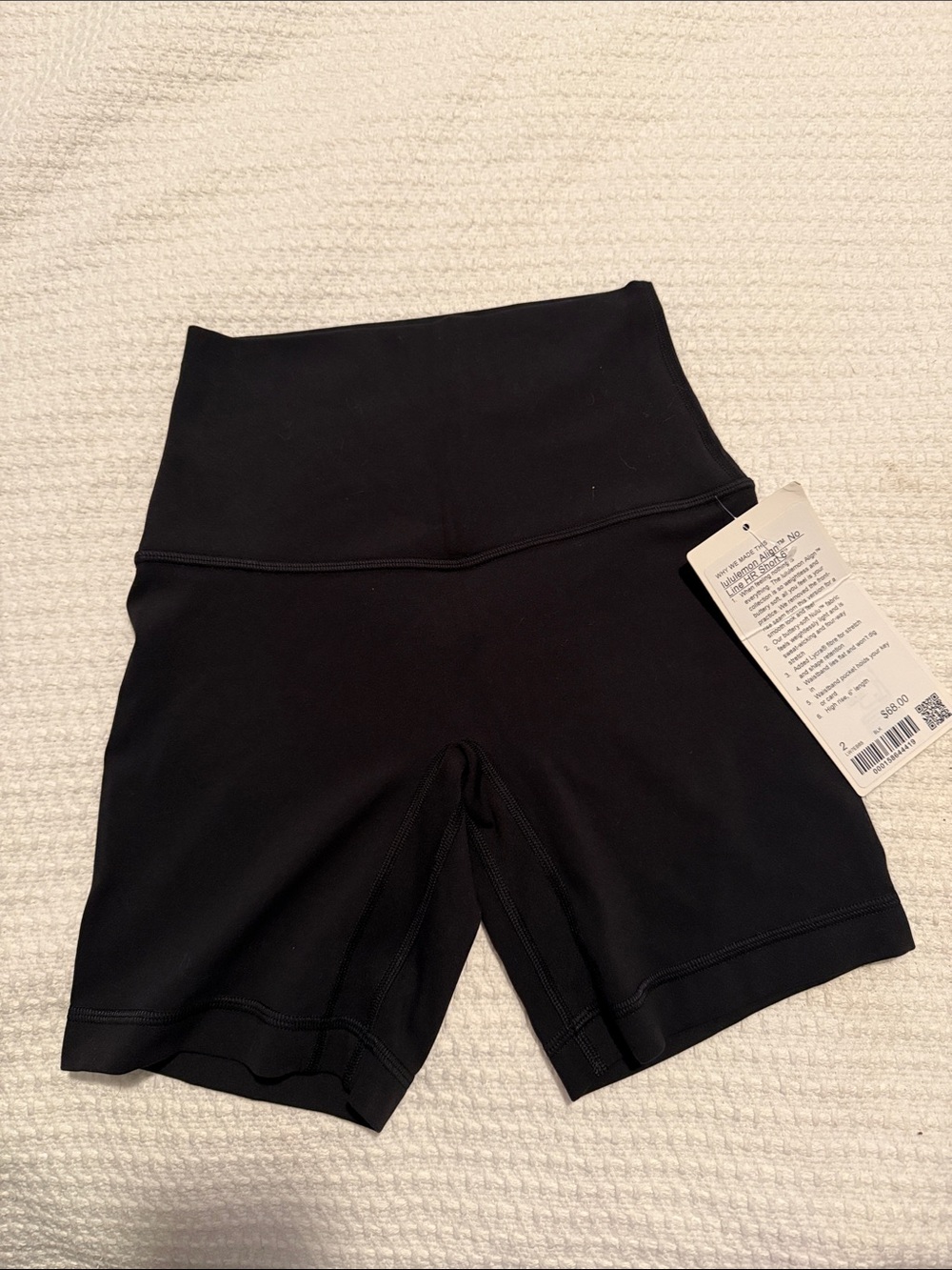 lululemon athletica High-Rise Black Bike Shorts